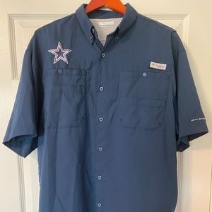 Dallas Cowboys Columbia Fishing Shirt